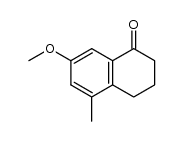 7-methoxy-5-methyltetral-1-one结构式