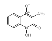 2(1H)-Quinoxalinone,1-hydroxy-3-methyl-, 4-oxide structure