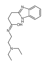3-(1H-benzimidazol-2-yl)-N-[2-(diethylamino)ethyl]propanamide Structure