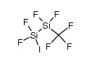 (trifluoro methyl) 1,1,2,2-tetrafluoro 1-iodo disilane结构式