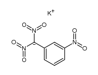 potassium dinitro(3-nitrophenyl)methanide结构式