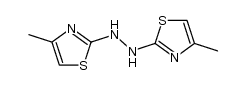 4,4'-dimethyl-2,2'-diazane-1,2-diyl-bis-thiazole Structure