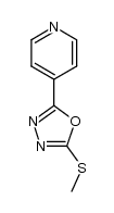 2-(methylthio)-5-(pyridin-4-yl)-1,3,4-oxadiazole Structure