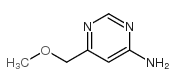 4-Pyrimidinamine, 6-(methoxymethyl)- (9CI)结构式