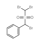 Benzene,[bromo[(dibromomethyl)sulfonyl]methyl]-结构式