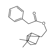 2-(6,6-dimethylbicyclo[3.1.1]hept-2-en-2-yl)ethyl phenylacetate结构式