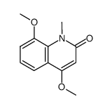 4,8-Dimethoxy-1-methylquinolin-2(1H)-one结构式