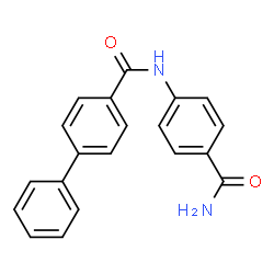 N-[4-(aminocarbonyl)phenyl]-4-biphenylcarboxamide Structure