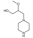 1-Piperazinepropanol,-bta--methoxy-(9CI) structure