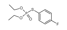 O,O′-diethyl S-4-fluorophenyl phosphorothioate Structure