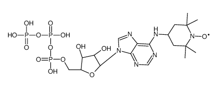 6-(2,2,6,6-tetramethylpiperidine-1-oxyl)-adenosine triphosphate Structure