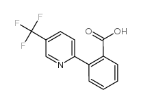 2-(5-(三氟甲基)吡啶-2-基)苯甲酸结构式