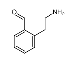 Benzaldehyde, 2-(2-aminoethyl)- (9CI) Structure