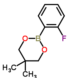1-(5,5-Dimethyl-1,3,2-dioxaborinan-2-yl)-2-fluorobenzene structure