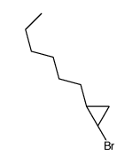 (1R,2S)-1-bromo-2-hexylcyclopropane Structure