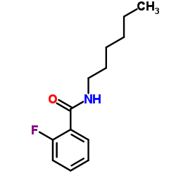 2-Fluoro-N-n-hexylbenzamide结构式
