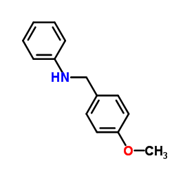 N-(4-Methoxybenzyl)aniline structure