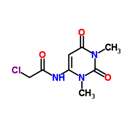 2-CHLORO-N-(1,3-DIMETHYL-2,6-DIOXO-1,2,3,6-TETRAHYDRO-PYRIMIDIN-4-YL)-ACETAMIDE结构式