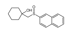 1-((2-Naphthylsulfinyl)methyl)cyclohexanol structure