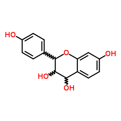 2-(4-Hydroxyphenyl)-3,4,7-chromanetriol structure