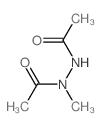 N-acetyl-N-methyl-acetohydrazide structure