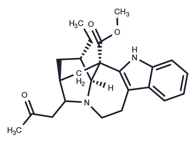 3-(2-Oxopropyl)coronaridine Structure