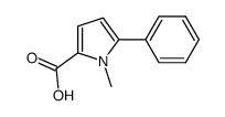 1-methyl-5-phenyl-1H-pyrrole-2-carboxylic acid Structure