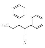 Benzenepropanenitrile, b-ethyl-a-phenyl- Structure