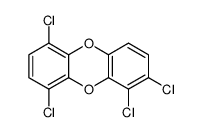 1,2,6,9-tetrachlorodibenzo-p-dioxin结构式