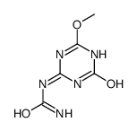 (4-methoxy-6-oxo-1H-1,3,5-triazin-2-yl)urea Structure