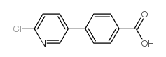 4-(2-oxo-1H-pyridin-3-yl)benzoic acid结构式