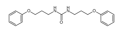 N,N'-bis-(3-phenoxy-propyl)-urea Structure