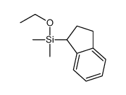 2,3-dihydro-1H-inden-1-yl-ethoxy-dimethylsilane结构式