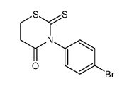 3-(4-bromophenyl)-2-sulfanylidene-1,3-thiazinan-4-one结构式
