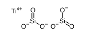 dioxido(oxo)silane,titanium(4+) structure