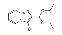 3-bromo-2-diethoxymethylimidazo[1,2-a]pyridine Structure