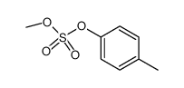 p-methylphenyl methyl sulfate Structure