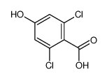 2,6-Dichloro-4-hydroxybenzoic acid Structure