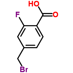 4-(Bromomethyl)-2-fluorobenzoic acid Structure