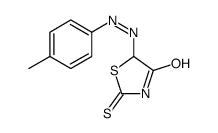 5-[(4-methylphenyl)diazenyl]-2-sulfanylidene-1,3-thiazolidin-4-one Structure