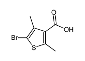 5-bromo-2,4-dimethyl-3-Thiophenecarboxylic acid structure