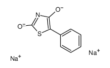 disodium,5-phenyl-1,3-thiazole-2,4-diolate Structure