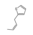 2-[(E)-2-Butenyl]thiophene Structure