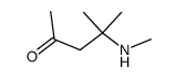 2-Pentanone, 4-methyl-4-(methylamino)- (9CI)结构式