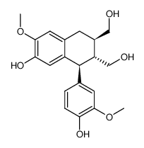 (+)-Isolariciresinol结构式