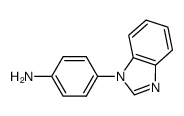 4-(1H-BENZO[D]IMIDAZOL-1-YL)ANILINE structure