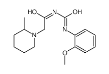 N-[(2-methoxyphenyl)carbamoyl]-2-(2-methylpiperidin-1-yl)acetamide结构式