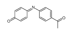 4-[(p-Acetylphenyl)imino]-2,5-cyclohexadien-1-one structure