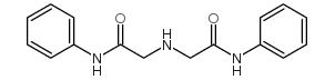 2-[(2-苯胺-2-氧代乙基)氨基]-N-苯基乙酰胺结构式