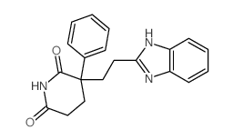2,6-Piperidinedione,3-[2-(1H-benzimidazol-2-yl)ethyl]-3-phenyl- Structure